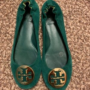 Tory Burch Suede Ballet Flats
